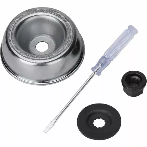 REGALI 6'' Kit De Brosse De Débroussailleuse à Gazon, 150x25,4mm Brosse à Désherber Ronde Pour éliminer Les Mauvaises Herbes, Tête Brosse Avec Roue En Fil D'acier Massif Pour Jardin Agriculture(6 Pouce) 6 REGALI 6'' Kit De Brosse De Débroussailleuse à Gazon, 150x25,4mm Brosse à Désherber Ronde Pour éliminer Les Mauvaises Herbes, Tête Brosse Avec Roue En Fil D'acier Massif Pour Jardin Agriculture(6 Pouce) – Image 4