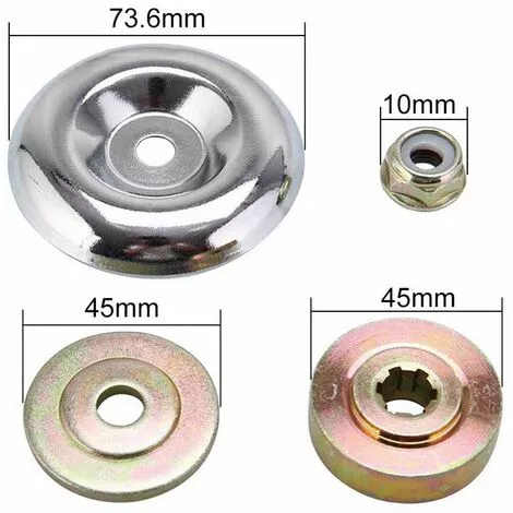 YEURIé 4 Pièces Kit Ecrou Tete Debroussailleuse Universelle Kit De Maintenance De Lame De Tondeuse à Gazon Pour Machine De Jardinage Pour Sylviculture Débroussailleuse Jardin Tondeuse à Gazon 4 YEURIé 4 Pièces Kit Ecrou Tete Debroussailleuse Universelle Kit De Maintenance De Lame De Tondeuse à Gazon Pour Machine De Jardinage Pour Sylviculture Débroussailleuse Jardin Tondeuse à Gazon – Image 2