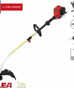 Pack Huile + Coupe Bordure Rotofil Thermique 26cc Harnais Fil Lame LEA LE24260DP