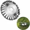 TANèTUE Tête De Désherbage Fil D'acier,6 Pouce Brosse Rotative Disque De Pinceau à Roue Jardin Agriculture -Débroussailleuse Soldes Magasin 67426636 1