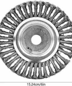 Lame De Débroussailleuse -Brosse à Mauvaises Herbes Débroussailleuse Coupeur Tête Pour Débroussailleuse Brosse Ronde Pour Débroussailleuse (6"(25 Mm X 150 Mm)） -GALOZZOIT -Débroussailleuse Soldes Magasin 67447882 3