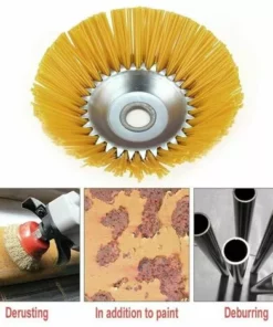 Tête De Débroussailleuse -Brosse Anti-mauvaises Herbes En Nylon Pour Débroussailleuse - Outil De Jardin - Tête De Débroussailleuse - Trou Intérieur 25,4 Mm -GALOZZOIT -Débroussailleuse Soldes Magasin 67447898 5