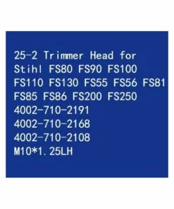 BF 1 Pièce Tête De Désherbage STIHL 25-2 Tête De Désherbage Tête De Tondeuse En Nylon Accessoires De Tondeuse à Gazon -Débroussailleuse Soldes Magasin 67555550 4