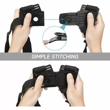 REGALI Harnais Debroussailleuse - Harnais De Débroussailleuse Universelle à Double Boutonnage Pour Débroussailleuse Stihl, Echo, Honda, Husqvarna, Shindaiwa (Noir) 6 REGALI Harnais Debroussailleuse - Harnais De Débroussailleuse Universelle à Double Boutonnage Pour Débroussailleuse Stihl, Echo, Honda, Husqvarna, Shindaiwa (Noir) – Image 4