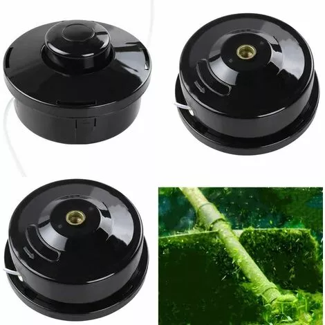 REGALI 2pcs Tête à Double Filetage Pour Tondeuse à Gazon Bobine De Rechange Universelle En Nylon Et Tête De Coupe M10 X 1,25 5 REGALI 2pcs Tête à Double Filetage Pour Tondeuse à Gazon Bobine De Rechange Universelle En Nylon Et Tête De Coupe M10 X 1,25 – Image 3