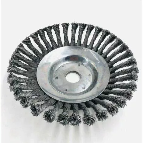 QERSTA Brosse à Mauvaises Herbes Débroussailleuse Coupeur Tête Pour Débroussailleuse Brosse Ronde Pour Débroussailleuse (6") 6 QERSTA Brosse à Mauvaises Herbes Débroussailleuse Coupeur Tête Pour Débroussailleuse Brosse Ronde Pour Débroussailleuse (6") – Image 4