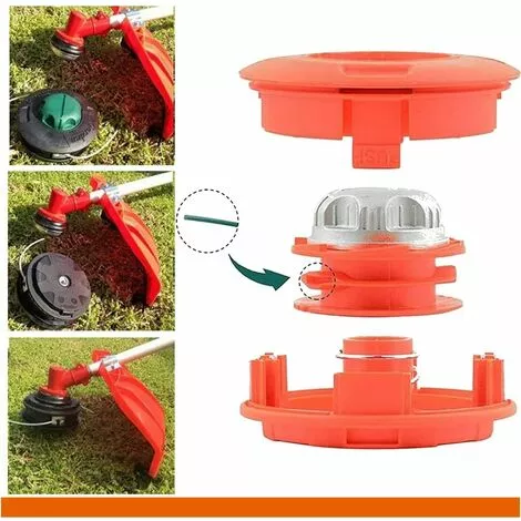 OSQI Bobine Fil Tete Debroussailleuse Universelle M10 X 1,25 Filetage à Gauche Pièces De Rechange Coupe Bordure (M10 X 1,25) 6 OSQI Bobine Fil Tete Debroussailleuse Universelle M10 X 1,25 Filetage à Gauche Pièces De Rechange Coupe Bordure (M10 X 1,25) – Image 4