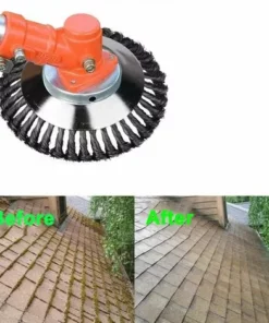ENLENK Brosse De Débroussailleuse à Gazon, 150x25.4mm Brosse à Désherber Ronde Pour éliminer Les Mauvaises Herbes, Tête Brosse Rotative Avec Roue En Fil D'acier Massif Pour Jardin Agriculture(6 Pouce) 9 ENLENK Brosse De Débroussailleuse à Gazon, 150x25.4mm Brosse à Désherber Ronde Pour éliminer Les Mauvaises Herbes, Tête Brosse Rotative Avec Roue En Fil D'acier Massif Pour Jardin Agriculture(6 Pouce) -Débroussailleuse Soldes Magasin 67677865 3