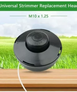 ENLENK Lot De 2 Tête De Débroussailleuse Universelle Nylon Bobine De Rechange Et Tête De Coupe M10 X 1,25 Pour Débroussailleuse Thermique à Essence -Débroussailleuse Soldes Magasin 67680067 3