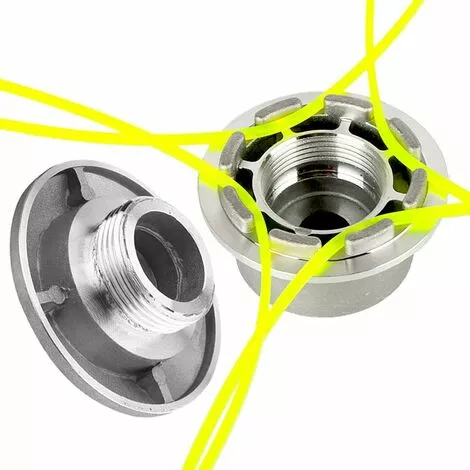 ENLENK Tête De Fil En Aluminium, Tête De Coupe Universelle à 4 Fils, Tête De Tondeuse à Gazon En Aluminium, Tête De Tondeuse à Gazon, Tête De Débroussailleuse Pour Jardin, Pelouse, Cour 4 ENLENK Tête De Fil En Aluminium, Tête De Coupe Universelle à 4 Fils, Tête De Tondeuse à Gazon En Aluminium, Tête De Tondeuse à Gazon, Tête De Débroussailleuse Pour Jardin, Pelouse, Cour – Image 2