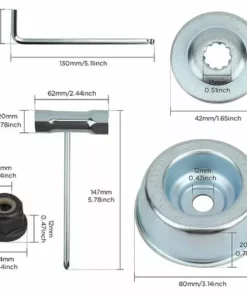 ENLENK Kit Ecrou Tete Debroussailleuse Universelle, Pour Débroussailleuse Thermique, Stihl, Echo, Ryobi Tete -Débroussailleuse Soldes Magasin 67681371 2
