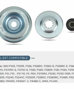 ENLENK Kit Ecrou Tete Debroussailleuse Universelle, Pour Débroussailleuse Thermique, Stihl, Echo, Ryobi Tete -Débroussailleuse Soldes Magasin 67681371 4