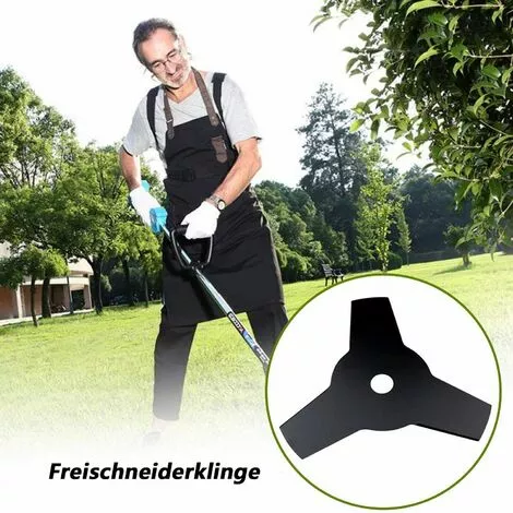 ENLENK Lame De Tondeuse à Gazon, Lame De Rechange Pour Débroussailleuse En Acier à 3 Dents 5 ENLENK Lame De Tondeuse à Gazon, Lame De Rechange Pour Débroussailleuse En Acier à 3 Dents – Image 3