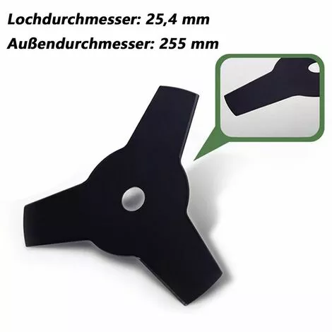 ENLENK Lame De Tondeuse à Gazon, Lame De Rechange Pour Débroussailleuse En Acier à 3 Dents 6 ENLENK Lame De Tondeuse à Gazon, Lame De Rechange Pour Débroussailleuse En Acier à 3 Dents – Image 4