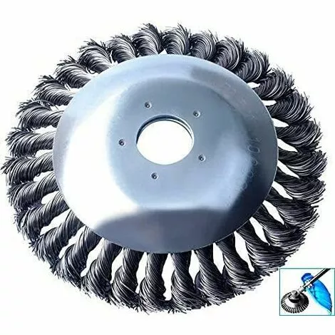 ENLENK Brosse De Désherbage à Tête De 6 "(150 Mm * 25,4 Mm) Pour L'élimination De La Mousse Et De La Rouille Des Joints De Pavage De Briques De Jardin 3 ENLENK Brosse De Désherbage à Tête De 6 "(150 Mm * 25,4 Mm) Pour L'élimination De La Mousse Et De La Rouille Des Joints De Pavage De Briques De Jardin