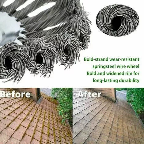 ECHOO Tête De Débroussailleuse Conique En Fil De Fer Noué Pour Tondeuse à Gazon - Plateau De Désherbage En Métal Pour Débroussailleuse (Diamètre Extérieur150mm, Trou Intérieur 25mm) 7 ECHOO Tête De Débroussailleuse Conique En Fil De Fer Noué Pour Tondeuse à Gazon - Plateau De Désherbage En Métal Pour Débroussailleuse (Diamètre Extérieur150mm, Trou Intérieur 25mm) – Image 5