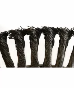 THSINDE THSIDNE Tête De Brosse Contre Les Mauvaises Herbes Avec Contre-écrou Pour Débroussailleuse, Plateau De Désherbage Universel En Fil D'acier, Pièces De Rechange De Brosse De Roue De Manganèse De Tête D'herbe, 200 X 25,4 Mm -Débroussailleuse Soldes Magasin 67872439 5