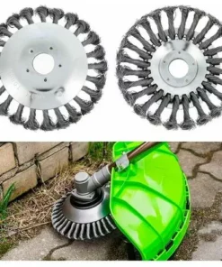 ENLENK Tête De Débroussailleuse Conique En Fil De Fer Noué Pour Tondeuse à Gazon - Plateau De Désherbage En Métal Pour Débroussailleuse ((Diamètre Extérieur200mm, Trou Intérieur 25mm)) 10 ENLENK Tête De Débroussailleuse Conique En Fil De Fer Noué Pour Tondeuse à Gazon - Plateau De Désherbage En Métal Pour Débroussailleuse ((Diamètre Extérieur200mm, Trou Intérieur 25mm)) -Débroussailleuse Soldes Magasin 67908027 4