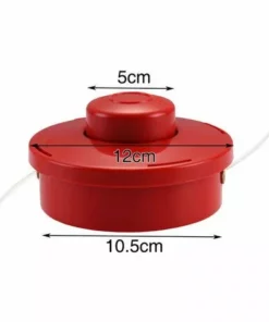 Cisea Lot De 3 Tête De Débroussailleuse Universelle - A6481 Nylon Bobine De Rechange De Tondeuse Débroussailleuse Tête De Coupe M10 X 1,25 - Rouge -Débroussailleuse Soldes Magasin 68076201 4