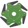 FLYME Tete De Coupe, 6 Dents, Outil De Mangeur D'Herbe, Verte
