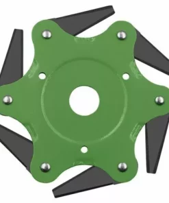 FLYME Tete De Coupe, 6 Dents, Outil De Mangeur D'Herbe, Verte