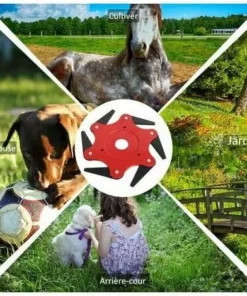 FLYME Tete De Coupe, 6 Dents, Outil De Mangeur D'Herbe -Débroussailleuse Soldes Magasin 68199917 3