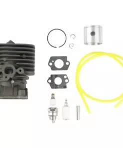 QERSTA Accessoire Pour Débroussailleuse Ensemble De Piston De Cylindre De 35 Mm Compatible Avec Les Tondeuses Husqvarna 128 125 124l 125r