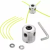 FVO 2Pièces Aluminium Fils Tête Coupe-bordure Tête Double Fil Bobine Tête Fil Nylon Pour Débroussailleuse à Essence Tondeuse à Gazon -Débroussailleuse Soldes Magasin 68586591 1
