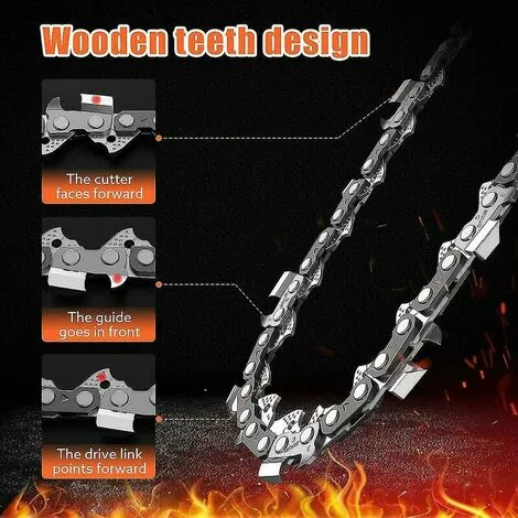 GRID COOL Accessoire Pour Débroussailleuse Chaîne De Scie à Guide Compatible Avec Une Batterie Portable électrique Sans Fil De 4 Pouces 6 GRID COOL Accessoire Pour Débroussailleuse Chaîne De Scie à Guide Compatible Avec Une Batterie Portable électrique Sans Fil De 4 Pouces – Image 4
