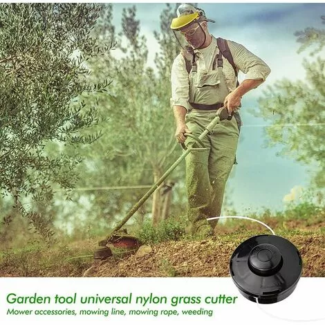 GRID COOL Lot De 2 Tête De Débroussailleuse Universelle A6481 Nylon Bobine De Rechange De Tondeuse Débroussailleuse Tête De Coupe M10 X 1,25 Pour Débroussailleuse Thermique à Essence 5 GRID COOL Lot De 2 Tête De Débroussailleuse Universelle A6481 Nylon Bobine De Rechange De Tondeuse Débroussailleuse Tête De Coupe M10 X 1,25 Pour Débroussailleuse Thermique à Essence – Image 3