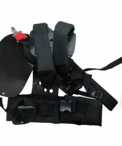 DUNSCH Harnais Professionnel Pour Débroussailleuse Bretelles Rembourrées - Noir