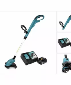 Makita DUR 181 RT 18 V Li-Ion Coupe-herbe Sans Fil + 1x Batterie BL 1850 5,0 Ah + Chargeur Rapide DC 18 RC -Débroussailleuse Soldes Magasin 9498638 2