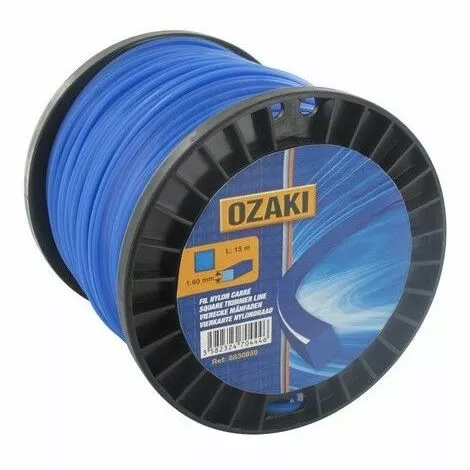 OZAKI Fil Debroussailleuse Carré 1.60mm | 215 Mètres 3 OZAKI Fil Debroussailleuse Carré 1.60mm | 215 Mètres